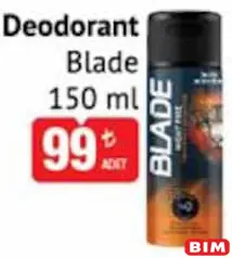 BLADE DEODORANT 150 ML fiyat ve kampanya bilgisi